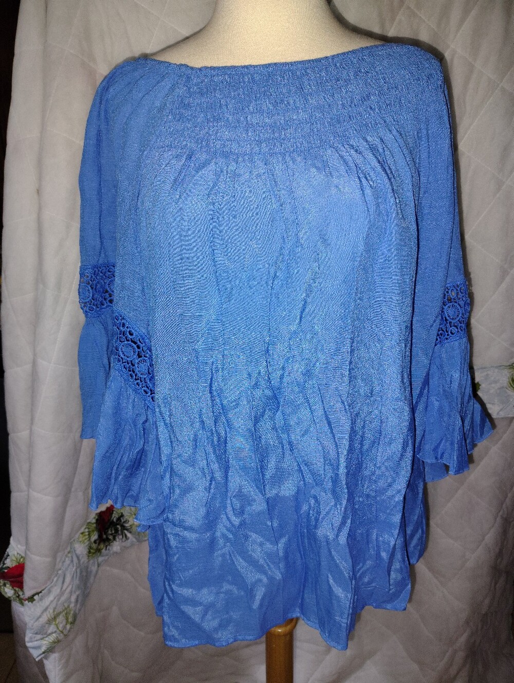 Cato: Boho Cottage Women’s Top,3/4 Sleeve - Picture 2 of 3